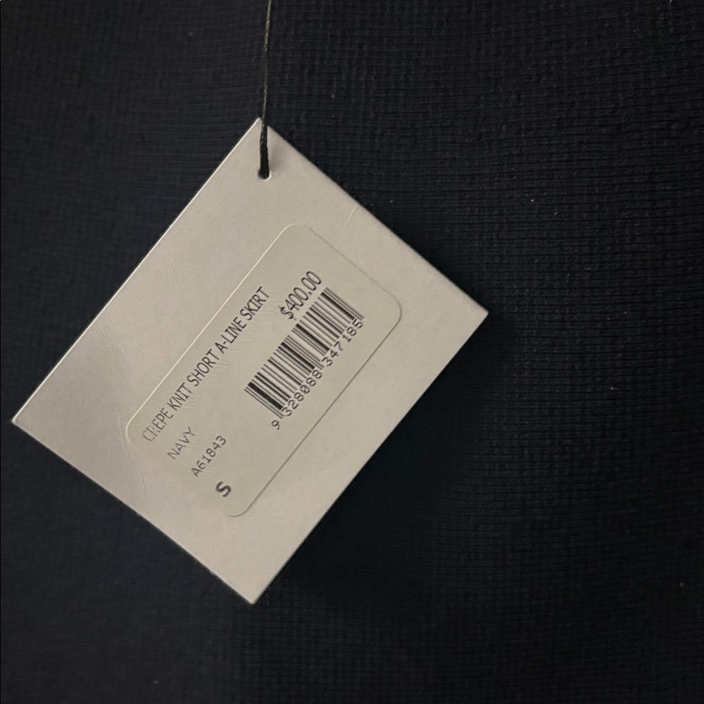 NWT [$400] Scanlan Theodore Classic Navy A-Line Skirt. size Small - Picture 5 of 9
